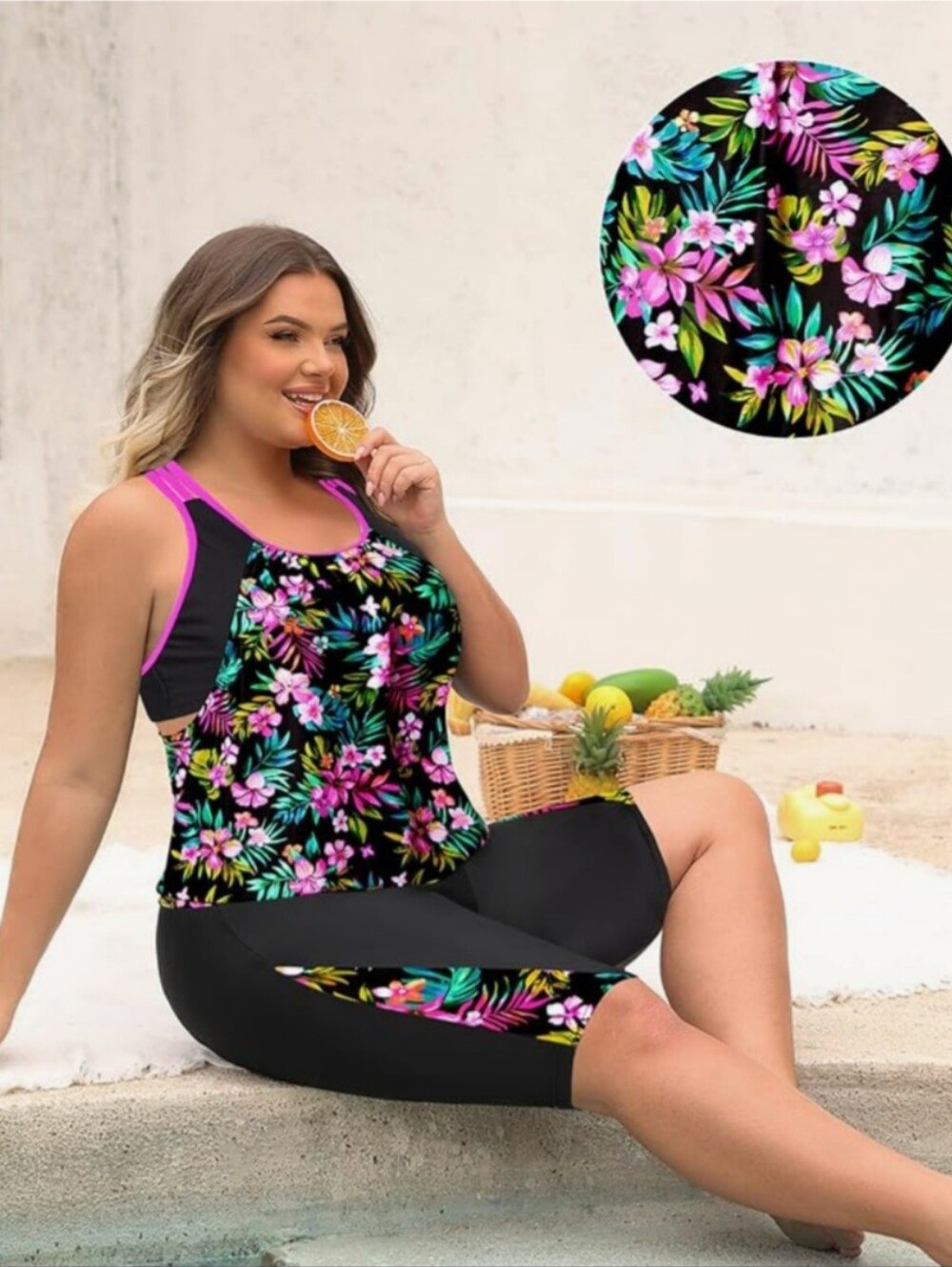 Daci Floral 2Pc Swimsuit